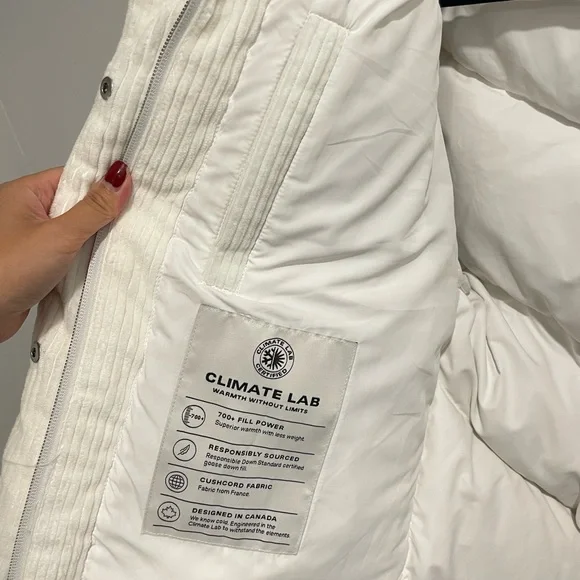 *SOLD* Aritzia Cream Bomber Jacket - Picture 8 of 10